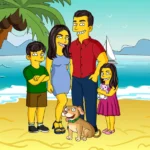 Simpsons Family Portrait